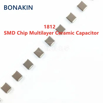 10PCS 1812 2.2 NF 1000 V, 2000V 3000V 222K 10% X7R 4532 SMD Chip Daudzslāņu Keramikas Kondensatoru
