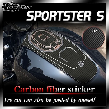 Par Harley-Davidson Sportster S 3D oglekļa šķiedras aizsardzības uzlīme ķermeņa filmu apdare uzlīme modifikācija