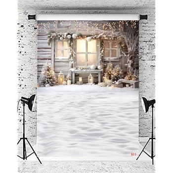 SHENGYONGBAO Ziemassvētku Dienā Apdare Fotogrāfija Backdrops Burvju Xmas Eve Laimīgu Jauno Gadu Creath Studio Fona Aksesuārus JD-28