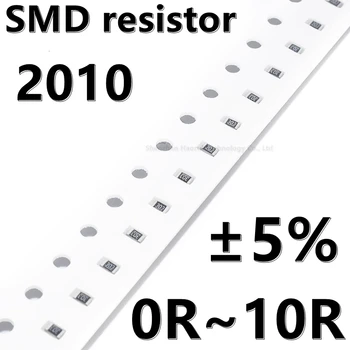(100gab) 2010 5% SMD rezistors, 0R 1R 1.2 R 1.3 R 1.5 R 1.6 R 1.8 R 2R 2R2 2R4 2R7 3R 3R3 3R6 3R9 4.3 R 4.7 R 5R1 5R6 6R2 6R8 7R5 8R2 10R