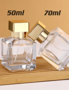 10pcs 50ml Laukumā Premium Stikla Smaržu Pudeles, Aerosola Pudelītes Tukšs Bajonetes Pudeles Cemme Niks Smaržu Pudele ir Nepieciešams Instruments