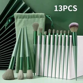 13PC Aplauzums Sukas Uzstādīt Kosmētikas Pulveris 5Colors Acu Ēnu Pamats Blush Sajaukšanas Beauty Make Up Instrumenti Cosmeti Pilns Komplekts