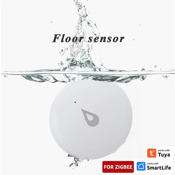 1PC Smart Home Ūdens Tvertni Pilnībā Saikni Signalizācijas Smart Dzīvības Ūdens Noplūdes Detektors Saistība Signāls Plūdu Sensors Tuya Attāla Uzraudzība