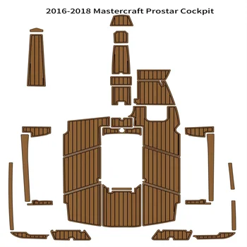 2016-2018 Mastercraft Prostar Kabīnes Pamatni Laivu EVA Putu Mākslīgās Tīkkoka Klāja Grīdas Paklāja Pamatni pašlīmējošās SeaDek Gatorstep Stils