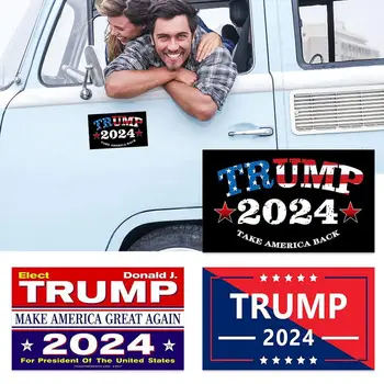 2024 Trumpis Prezidents ASV Karogu, Ņem Amerikā Atpakaļ Glābt Ameriku Atkal MŪS notur Lielu Ne Vairāk Bullshit Banner Auto Piederumi