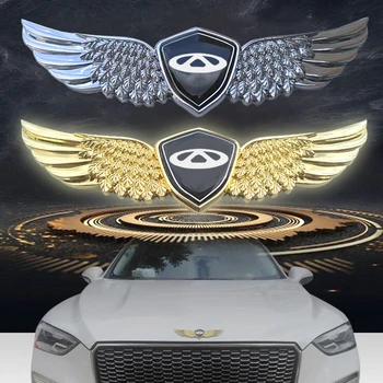 3D Metāla Automašīnas Pārsega, Bagāžnieka Ārējie Stils Uzlīme Piederumi Chery Emblēmu Fulwin Arrizo QQ Tiggo 5 T11 A1 A3 A5 Amuletu M11 Forumos
