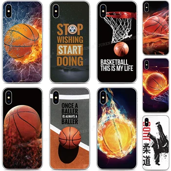 Basketbola Tālrunis Lietā Par iPhone 15 14 13 12 11 Pro MAX Mini XR-X XS 6 7 8 Plus iPod Touch 7 6 5 Soft Aizmugurējo Vāciņu Būtiska