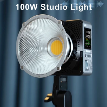 FD FD100D 100W COB LED Gaismas Fotogrāfija Apgaismojums Āra Foto Video Uzņemšanas Portatīvo Kabatas Gaismas Bowen Mount