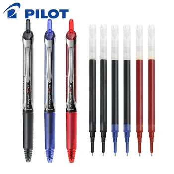 Japāņu PILOTS Gēla Pildspalva 0,5 mm BXRT-V5 Rakstīšanas Pildspalva Studentu Pārbaude Melnā, Sarkanā, Zilā Piepildīt BXS-V5RT Kancelejas preces