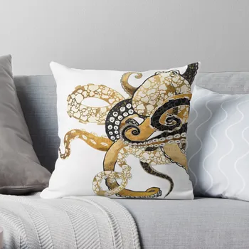 Metāla Astoņkāji Mest Spilvens, Spilvena Vāka Poliestera mest spilveni gadījumā uz dīvāna mājas dzīvojamā istaba auto sēdeklīti dekoru 45x45cm