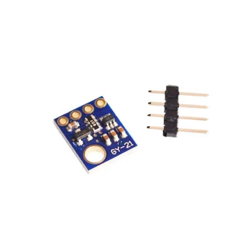 Mitruma Sensors ar I2C IIC Interfeiss Si7021 Rūpniecības Augstas Precizitātes GY-21 Temperatūras Sensora Modulis mazjaudas CMOS 3-5V