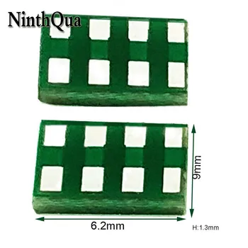 NinthQua 10pcs Double-sided 4pin Vadu Valde 6.2*9*1.3 mm daudzfunkcionālu Adapteru Valdes Testa plates