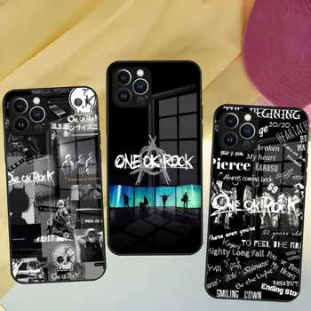 ONE OK ROCK Band Tālrunis Lietā Par Iphone 14 12 11 13 Pro Max Mini X 8 Xr Xs 7 Puls 6 Stikls