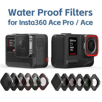 Par Insta360 Ace Pro / Ace Ūdensizturīgs Filtrs Iebūvēts Gumijas Anti-miglošanas Makro, Nakts Polarizatoru Fotokameras Lēcas Insta360 Ace
