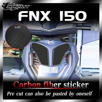 Par SYM FNX150 modificēti auto uzlīmes aizsardzības uzlīmes 6D oglekļa šķiedras uzlīmes dekoratīvās un ūdensizturīgs visiem auto uzlīmes