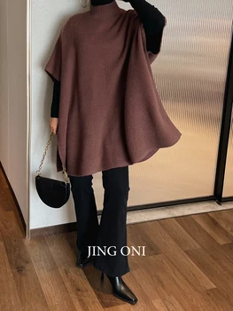 Puloveri, Džemperi, Trikotāžas Blūze Sieviete, Apģērbu 2023 Korejas Modes Stila Rudens Ražas Elegants Ziemas Top Lielajam Augstu Uzrullētu Apkakli