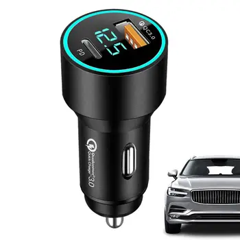 USB Automašīnas Tālruņa Lādētāju, QC3.0 PD20W Lādētāja Adapteri Mobilo Tālruņu Plug And Play Auto Lādētāja Adapteris RVs Sedans Suv Kravas automašīnas