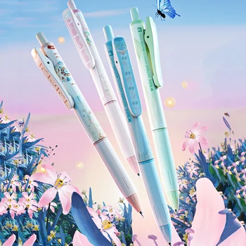 Ķīniešu Stilā Gēla Pildspalvas, 4gab Premium Bagāžnieka Gēla Lodīšu Pildspalvas, Vidēja Punktam 0.5 mm, Melna Tinte Gēla Pildspalva Comfort Grip