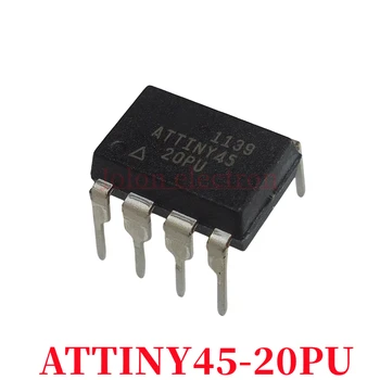 【5gab] aicina 100% New ATTINY45-20PU ATTINY45 DIP Chip